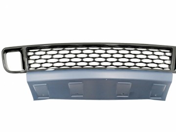 Front Bumper Lower Grille with Fog Lamp Covers suitable for Land Range Rover Vogue III L322 (2010-2012) Autobiography Design Black