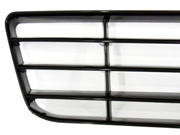 Front Bumper Lower Middle Grille suitable for VW Golf VI Golf 6 (2008-2013) with Fog Lamp Covers R20 Design