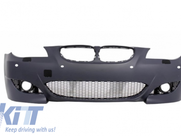 Front Bumper PDC 24mm with Front Fenders suitable for BMW 5 Series E60 E61 Sedan Touring (2003-2007) M5 Design