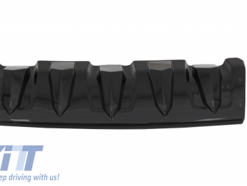 Front Bumper Skid Plate Protection suitable for DACIA Duster 4x4 / 4x2 (2010-2017) Piano Black