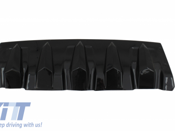 Front Bumper Skid Plate Protection suitable for DACIA Duster 4x4 / 4x2 (2010-2017) Piano Black