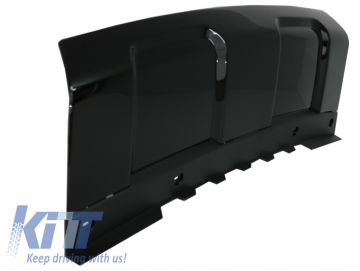 Front Bumper Skid Plates suitable for Land Rover RANGE ROVER SPORT (L494) (2013-2017) Piano Black