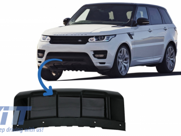 Front Bumper Skid Plates suitable for Land Rover RANGE ROVER SPORT (L494) (2013-2017) Piano Black