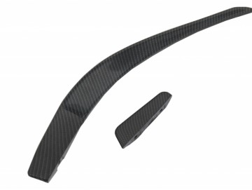 Front Bumper Splitters Fins Aero suitable for MERCEDES Benz CLA W117 C117 X117 (2013-2016) CLA45 A-Design Carbon Film Coating