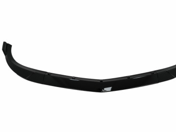 Front Bumper Splitters Fins Flaps Aero suitable for Mercedes C-Class W204 S204 C204 (2012-2014)