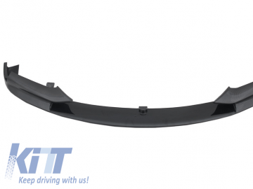 Front Bumper Spoiler Lip Carbon Coating suitable for BMW 5 Series F10/F11 (2011-2013) with Mirror Covers M-Performance Design