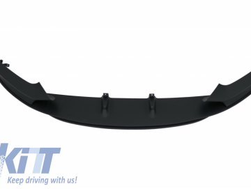 Front Bumper Spoiler Lip suitable for BMW 4 Series F32 F33 F36 Coupe Cabrio Grand Coupe (2013-03.2019) with Rear Bumper Diffuser M-Performance