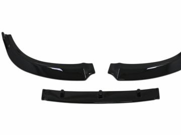 Front Bumper Spoiler Lip suitable for BMW 3 Series G20 Sedan G21 Touring (2018-up) Piano Black