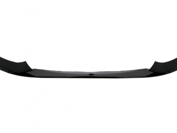 Front Bumper Spoiler Lip suitable for BMW 4 Series F32 Coupe F33 Cabrio F36 Grand Coupe (2013-03.2019) M Design Piano Black