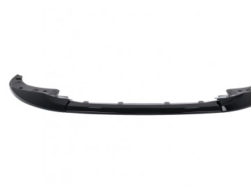 Front Bumper Spoiler Lip suitable for BMW 4 Series G22 Coupe G23 Cabrio G26 Gran Coupe (2020-Up) M Sport Piano Black