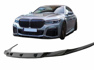 Front Bumper Spoiler Lip suitable for BMW 7 Series G11/G12 LCI (02.2019-up) Piano Black