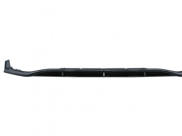 Front Bumper Spoiler Lip suitable for Mercedes C-Class W206 Sport Line (2021-Up) Piano Black