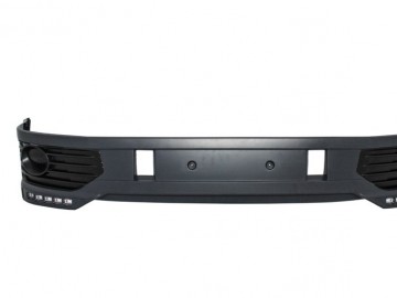 Front Bumper Spoiler suitable for VW Transporter Multivan Caravelle T5 T5.1 Facelift (2010-2015) Sportline Design LED DRL