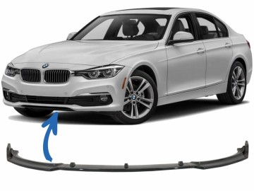 Front Bumper Spoiler suitable for BMW 3 Series F30 Sedan F31 Touring (2011-2019) Standard Bumper Piano Black Edition