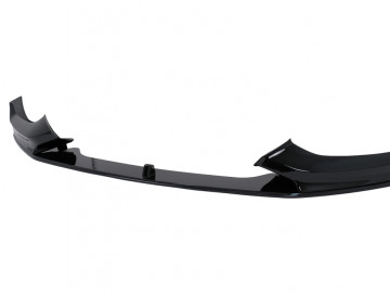 Front Bumper Spoiler suitable for BMW 1 Series F20 F21 (2011-2014) 2 Series F22 F23 (2014-up) Shiny Black