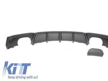 Front Bumper Spoiler with Rear Diffuser suitable for BMW 3 Series F30 F31 (2011-up) Limo Touring M Performance Package