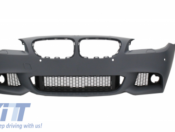 Front Bumper Without Fog Lamps with Rear Bumper suitable for BMW F10 5 Series (2011+) M-Technik Design