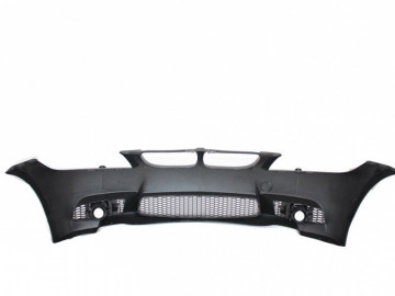 Front Bumper Without Fog Lights suitable for BMW 3 Series E90 E91 Touring LCI Facelift (2008-2011) M3 Design with Central Kidney Grilles