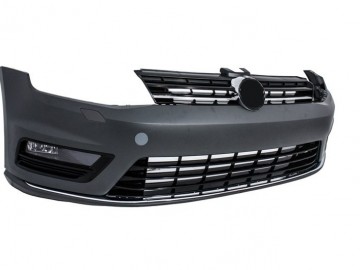 Front Bumper and LED Headlights Bi-Xenon Look with Sequential Dynamic Turning Lights suitable for VW Golf VII 7 (2013-2017) R-Line Look