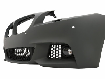 Front Bumper and Rear Bumper with Central Grilles Kidney suitable for BMW 5 Series F10 (2011-2013) M-Technik Design