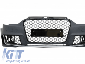 Front Bumper suitable for AUDI A3 8V (2012-2015) Hatchback Sportback RS3 Brilliant Black Design