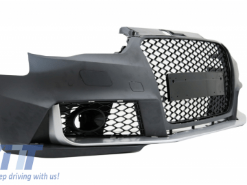 Front Bumper suitable for AUDI A3 8V (2012-2015) Hatchback Sportback RS3 Brilliant Black Design