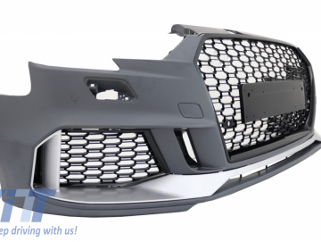 Front Bumper suitable for AUDI A3 8V Facelift (2016-2019) Sedan/Cabrio RS3 Brilliant Black Design