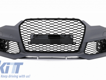 Front Bumper suitable for AUDI A6 C7 4G (2011-2015) RS6 Design With Grille