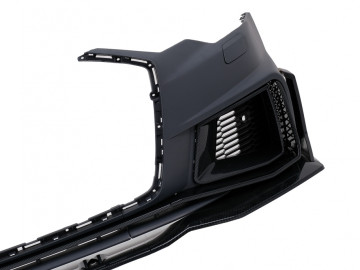 Front Bumper suitable for Audi A6 C8 4K (2018-2022) RS6 Carbon Look Ornaments