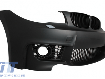 Front Bumper suitable for BMW 1'er E81/E82 E87/E88 (2004-2011) 1M Design with SRA without PDC Without Fog Lights