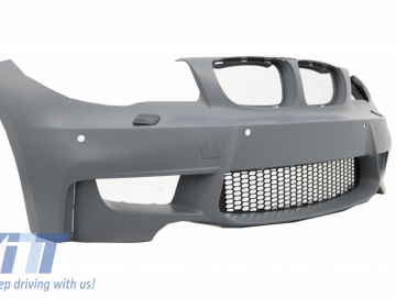 Front Bumper suitable for BMW 1 Series E81 E82 E87 E88 (2004-2011) 1M Design With Air Duct Vent