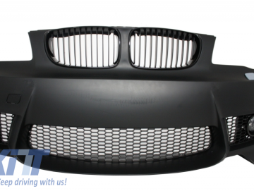 Front Bumper suitable for BMW 1'er E81/E82 E87/E88 (2004-2011) 1M Design with SRA without PDC