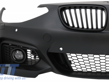 Front Bumper suitable for BMW 1 Series F20 F21 (2011-08.2014) With Fog Lights M2 M235 Design