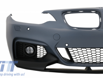 Front Bumper suitable for BMW 2 Series F22 F23 (2014-Up) Coupe Cabrio M-Performance Design