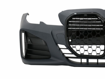 Front Bumper suitable for BMW 3 Sedan (G20) LCI (2020-Up) Black
