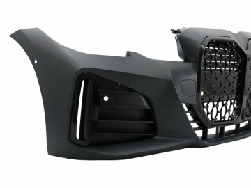 Front Bumper suitable for BMW 3 Sedan (G20) LCI (2020-Up) Black