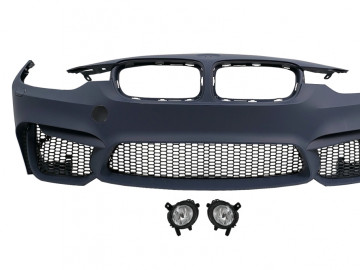 Front Bumper suitable for BMW 3 Series F30 F31 (2011-2019) with Fog Lamps M3 Design