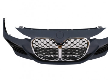 Front Bumper suitable for BMW 3 Series F30 F31 Non LCI & LCI (2011-2018) Conversion to G80 M3 Design Chrome Grille