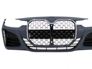 Front Bumper suitable for BMW 3 Series F30 F31 Non LCI & LCI (2011-2018) Conversion to G80 M3 Design Chrome Grille