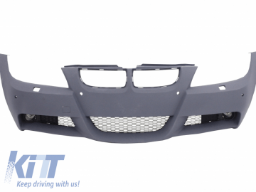 Front Bumper suitable for BMW 3 Series E92 E93 (2006-2009) with Bumper Splitters Spoiler Non-LCI Coupe Cabrio M-Technik Look