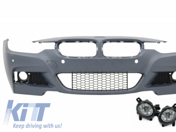 Front Bumper suitable for BMW 3 Series F30 F31 (2011-up) M-Technik With Fog Lights