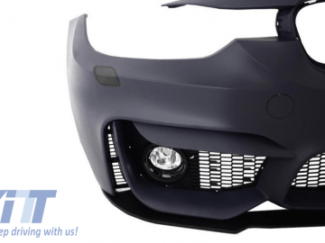 Front Bumper suitable for BMW 3er F30 F31 (2011-up) M3 Design With Fog Lamps