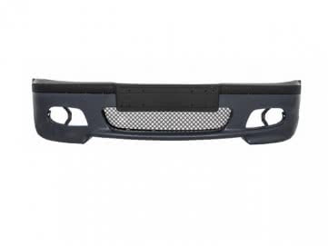 Front Bumper suitable for BMW E39 5 Series (1995-2003) M5 Look withCentral Grille Double Stripe Piano Black