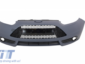 Front Bumper suitable for FORD Focus MK III 3 (2011-2014) ST Design with Add-On Roof Spoiler