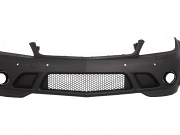 Front Bumper suitable for MERCEDES C-Class W204 (2007-2012) C63 Design With PDC and Fog Lights