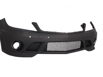 Front Bumper suitable for MERCEDES C-Class W204 (2007-2012) C63 Design With PDC and Fog Lights