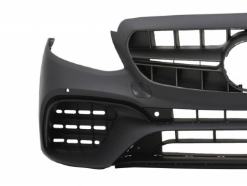 Front Bumper suitable for Mercedes E-Class W213 S213 C238 A238 (2016-up) E63 Design Black Edition