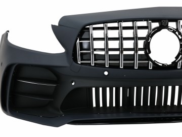 Front Bumper suitable for Mercedes C-Class W205 S205 A205 C205 (2014-2019) Black Mamba Design