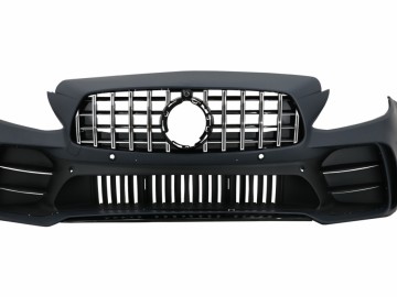 Front Bumper suitable for Mercedes C-Class W205 S205 A205 C205 (2014-2019) Black Mamba Design