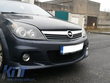 Front Bumper suitable for OPEL Astra H (2004-2007) OPC Design with Fog Lights